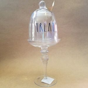 Rae Dunn Glass TREAT. Cupcake stand